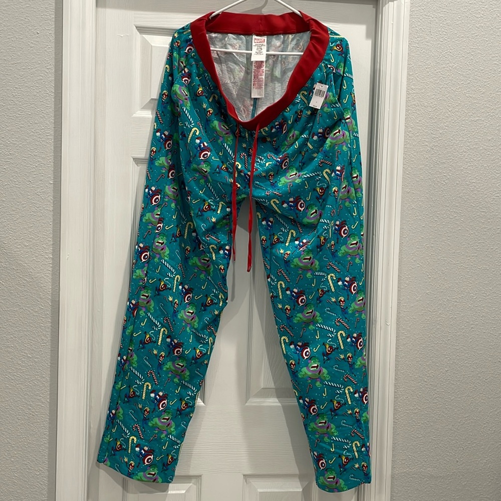 Disney Marvel characters drawstring pajama pants